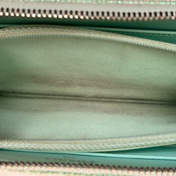 Chanel Deauville Wallet, Lagerfeld Collection color aquanarine - Picture 14 of 17